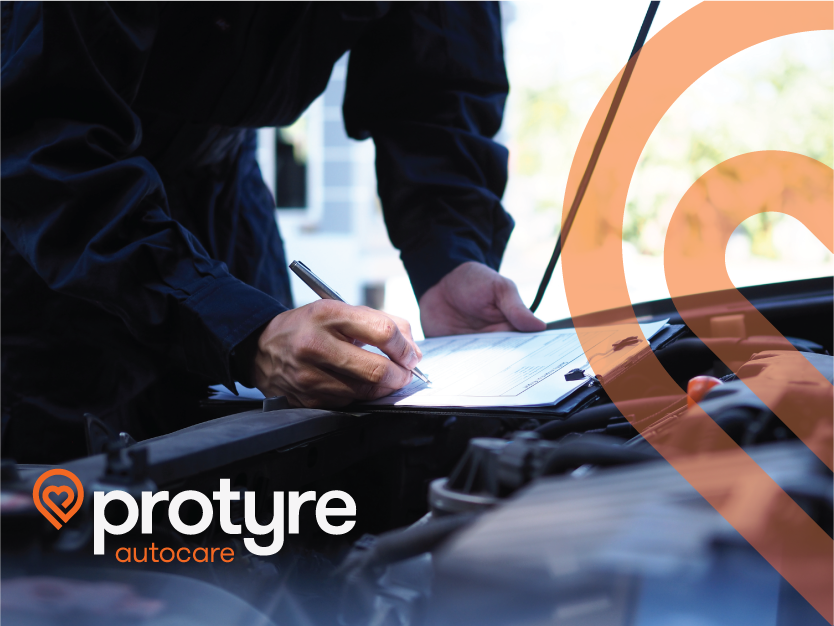 Technician doing MOT testing